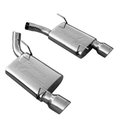 Pypes Performance Exhaust Pypes Performance Exhaust PYPSFM60V 409 SS Axle-Back Exhaust System with Split Rear Exit for 2005-2010 Ford Mustang GT; Polished PYPSFM60V